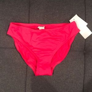 Jag Solid Pink Swim Bikini Bottom.